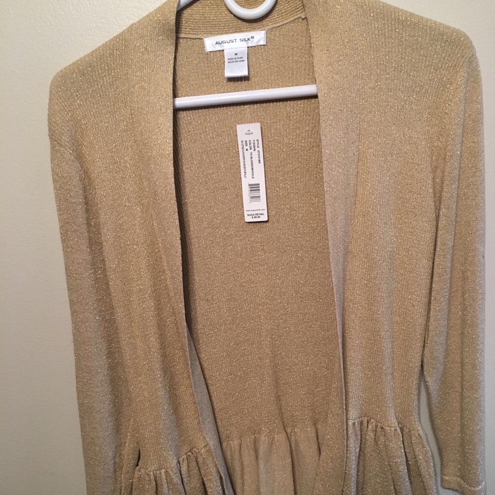 Gold, formal cardigan/jacket